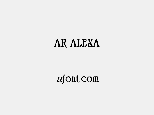 AR ALEXA