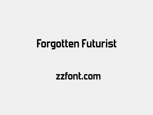 Forgotten Futurist