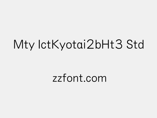 Mty IctKyotai2bHt3 Std