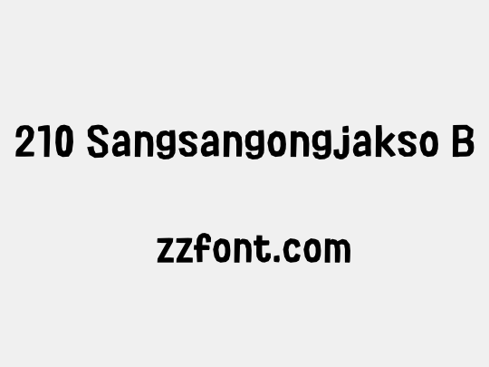 210 Sangsangongjakso B