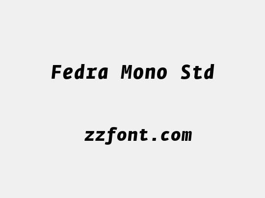 Fedra Mono Std