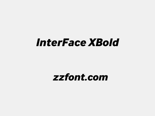 InterFace XBold