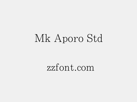 Mk Aporo Std