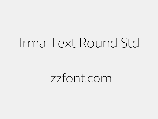 Irma Text Round Std