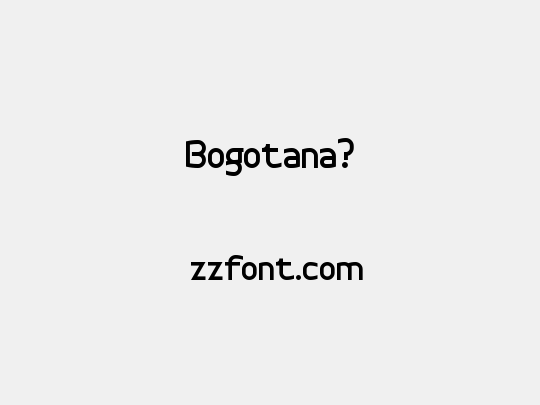 Bogotana?