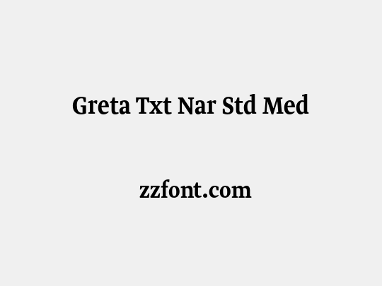 Greta Txt Nar Std Med