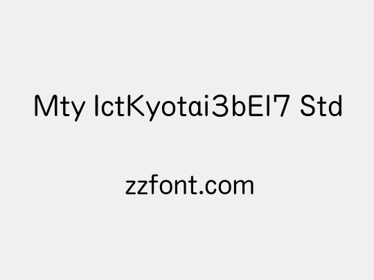 Mty IctKyotai3bEl7 Std