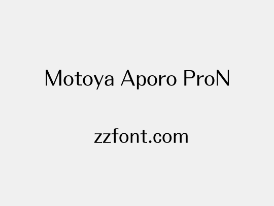 Motoya Aporo ProN