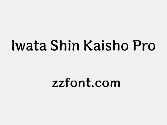 Iwata Shin Kaisho Pro