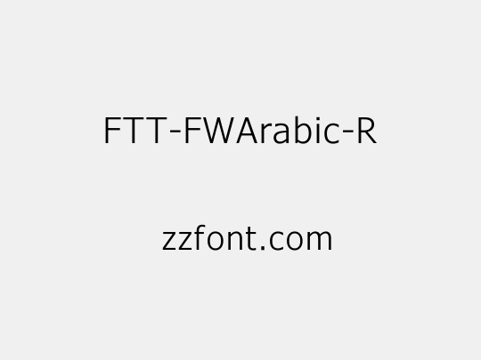 FTT-FWArabic-R