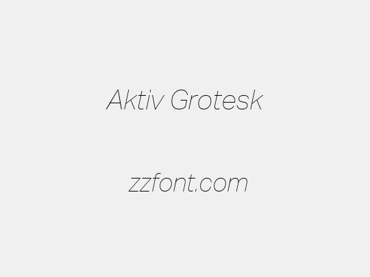 Aktiv Grotesk