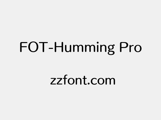 FOT-Humming Pro