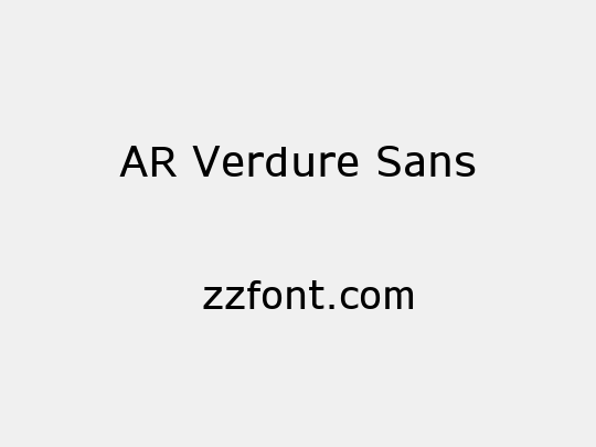 AR Verdure Sans