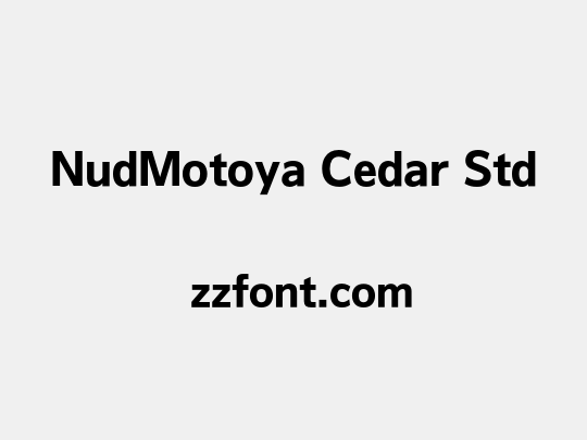 NudMotoya Cedar Std