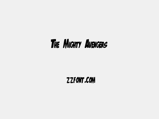 The Mighty Avengers