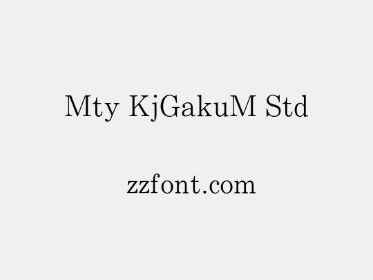 Mty KjGakuM Std