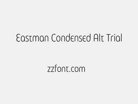 Eastman Condensed Alt Trial