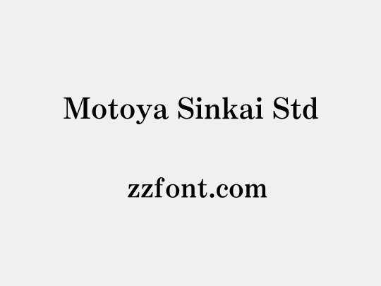 Motoya Sinkai Std