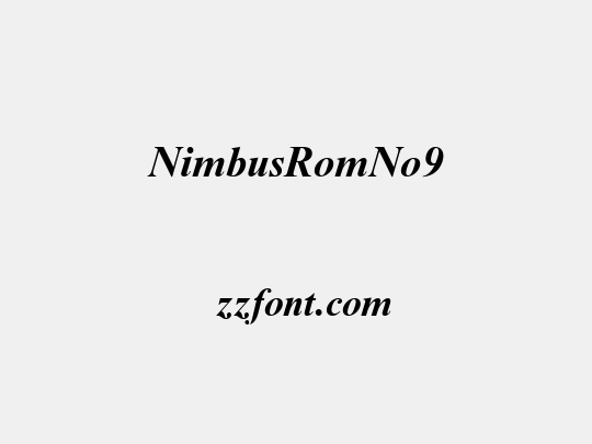 NimbusRomNo9