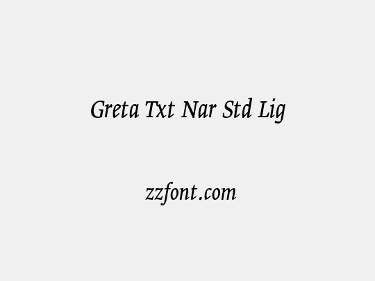 Greta Txt Nar Std Lig