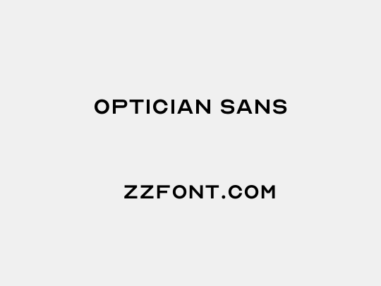 Optician Sans