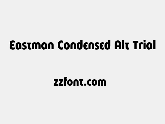 Eastman Condensed Alt Trial