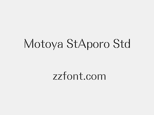 Motoya StAporo Std