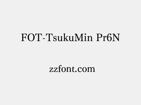 FOT-TsukuMin Pr6N