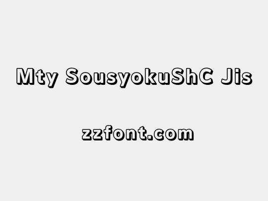 Mty SousyokuShC Jis