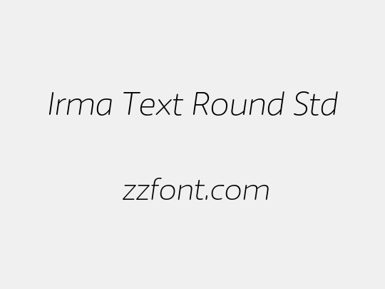 Irma Text Round Std