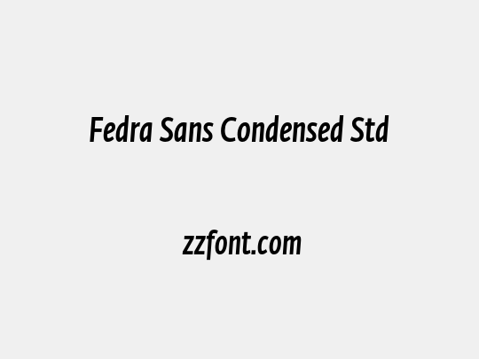 Fedra Sans Condensed Std