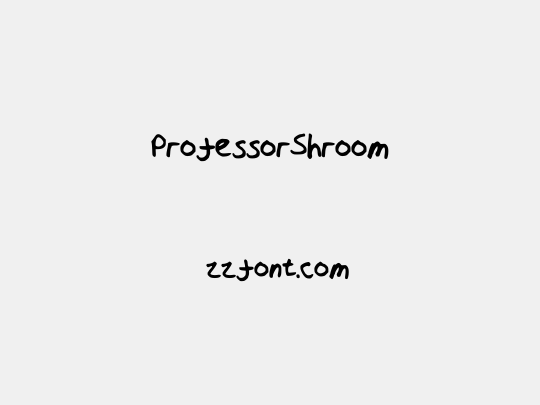 ProfessorShroom