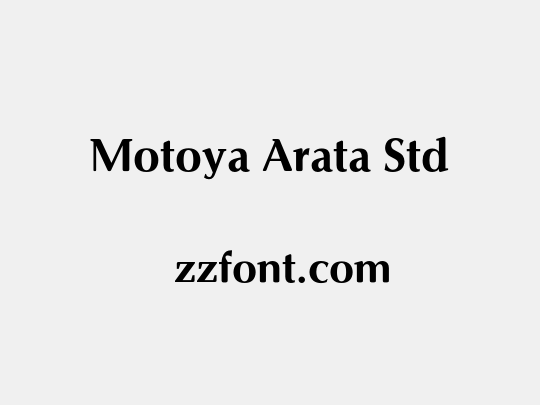 Motoya Arata Std