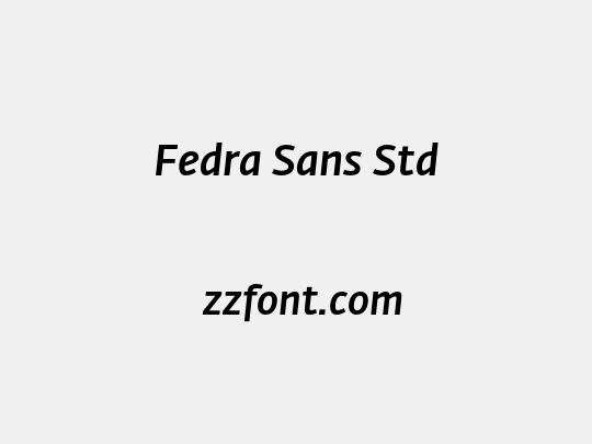 Fedra Sans Std