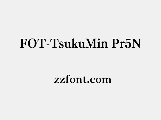 FOT-TsukuMin Pr5N