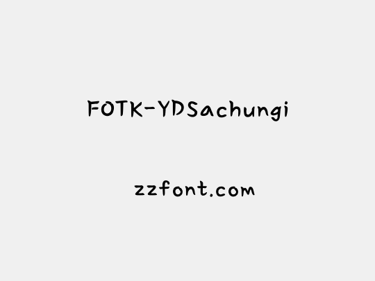 FOTK-YDSachungi