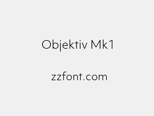 Objektiv Mk1