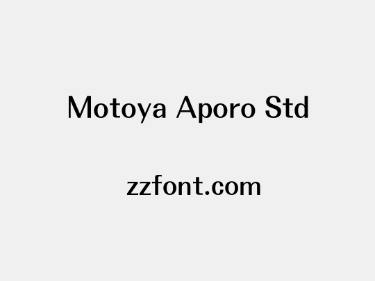 Motoya Aporo Std