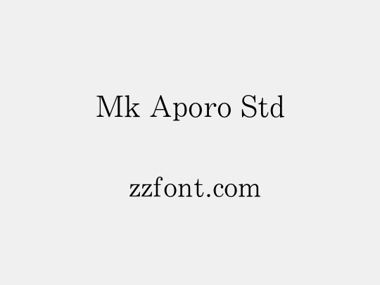 Mk Aporo Std