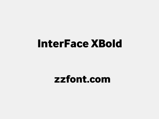 InterFace XBold