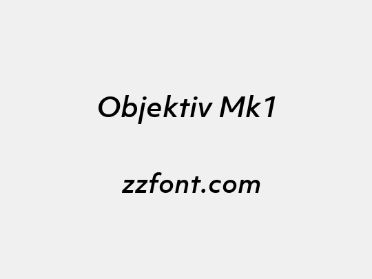 Objektiv Mk1