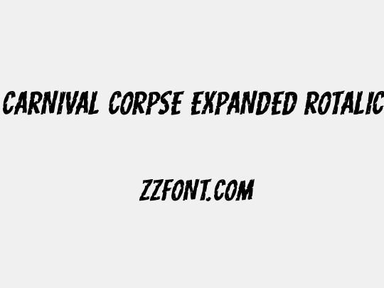 Carnival Corpse Expanded Rotalic