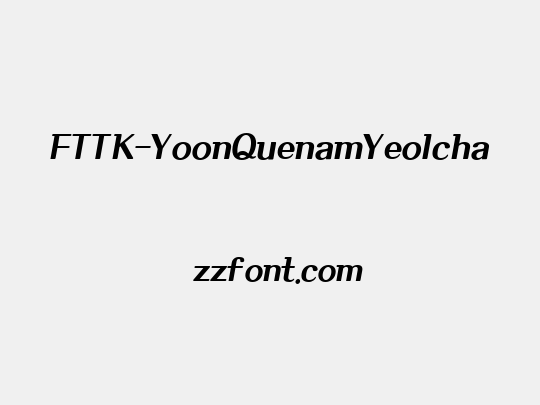 FTTK-YoonQuenamYeolcha