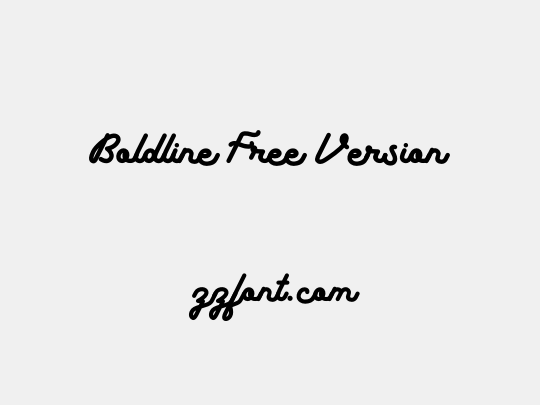 Boldline Free Version