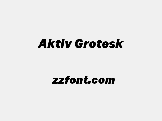 Aktiv Grotesk