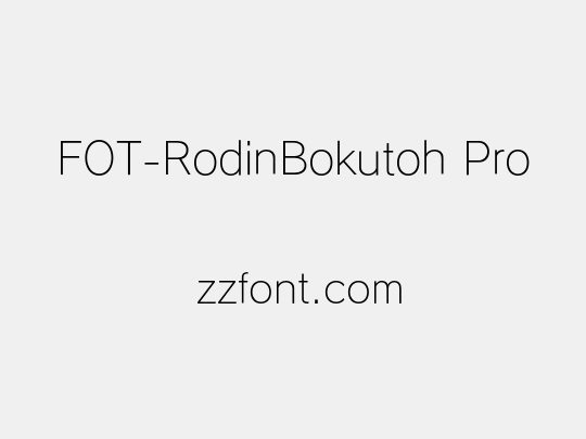 FOT-RodinBokutoh Pro