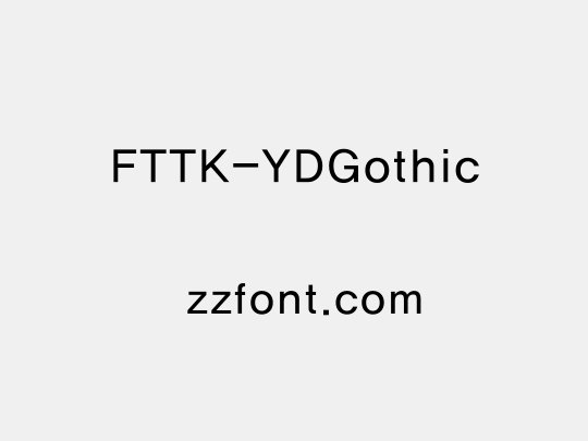 FTTK-YDGothic