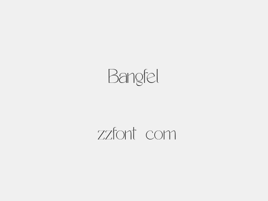 Bangfel