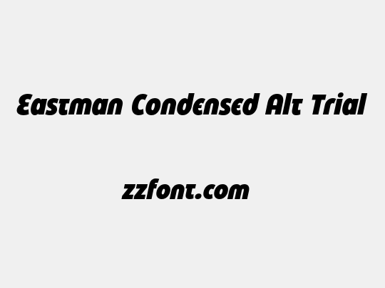 Eastman Condensed Alt Trial