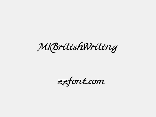 MKBritishWriting